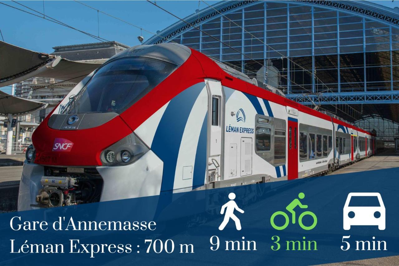 La Coloc Choco - Belle Colocation En Hypercentre / 5 Chambres Privees / Salle De Bains Privative / Proche Gare Et Tram / Wifi Et Netflix Annemasse Exterior foto